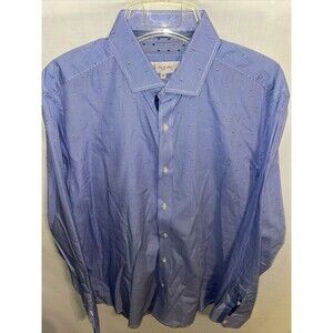 Like No Other Dress Shirt Men’s Size Medium Blue Button Up Long Sleeve 15
